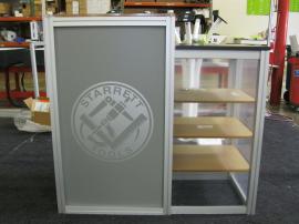 ecoSmart ECO-35c Modular Counter with Shelves and Locking Storage -- Image 1